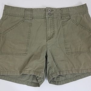 Tommy Hilfiger Women's Army Green Sage Short Sz 10